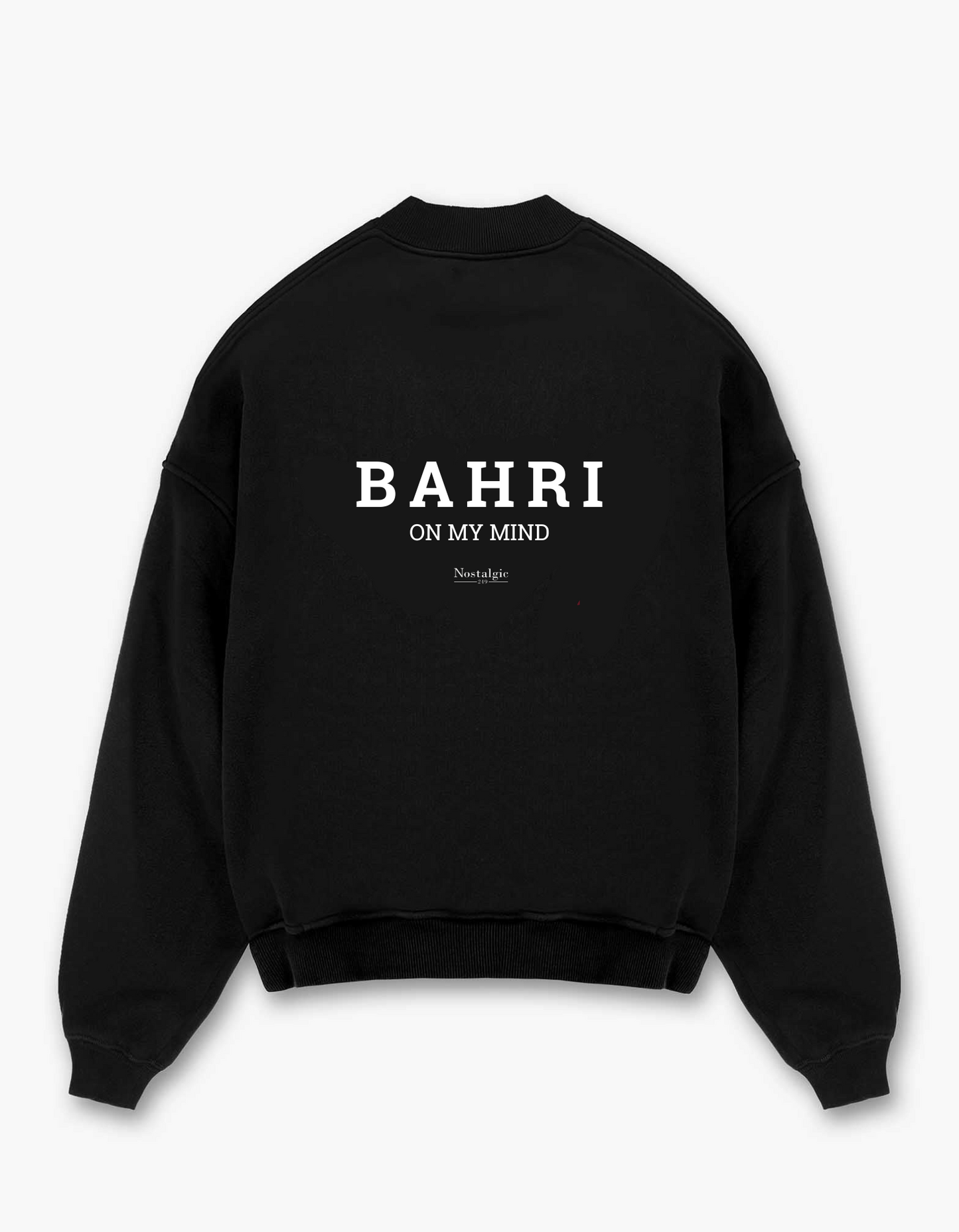 "Bahri On My Mind" Oversized Crewneck