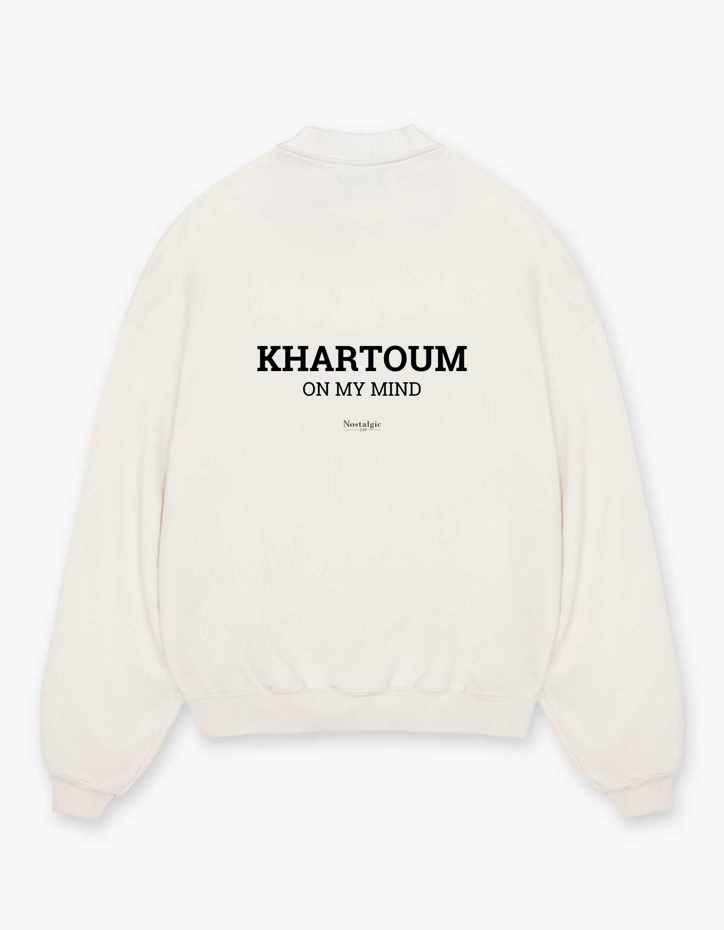 "Khartoum On My Mind" Oversized Crewneck