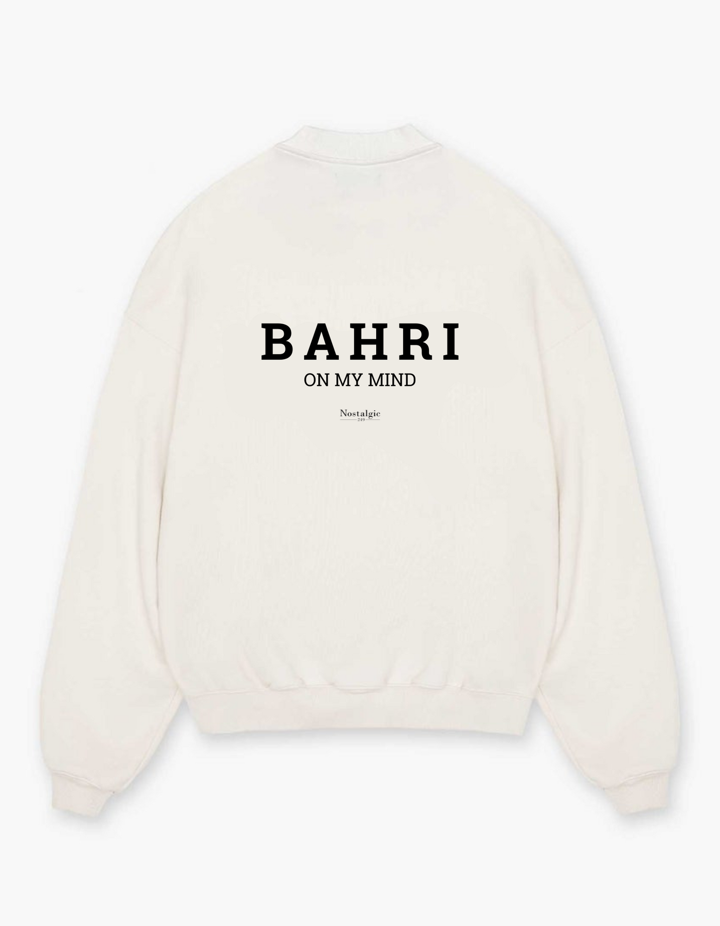 "Bahri On My Mind" Oversized Crewneck