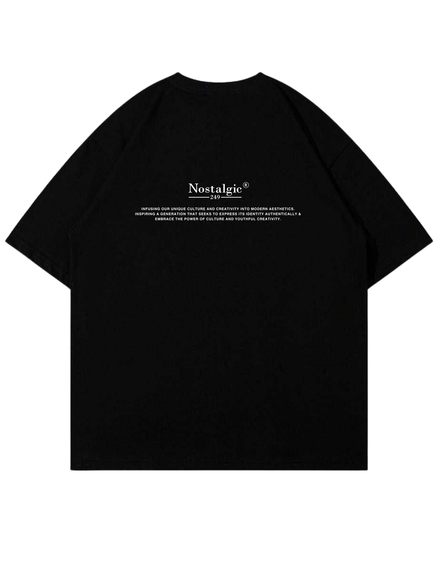 Culture Red Graphic Tee - Black