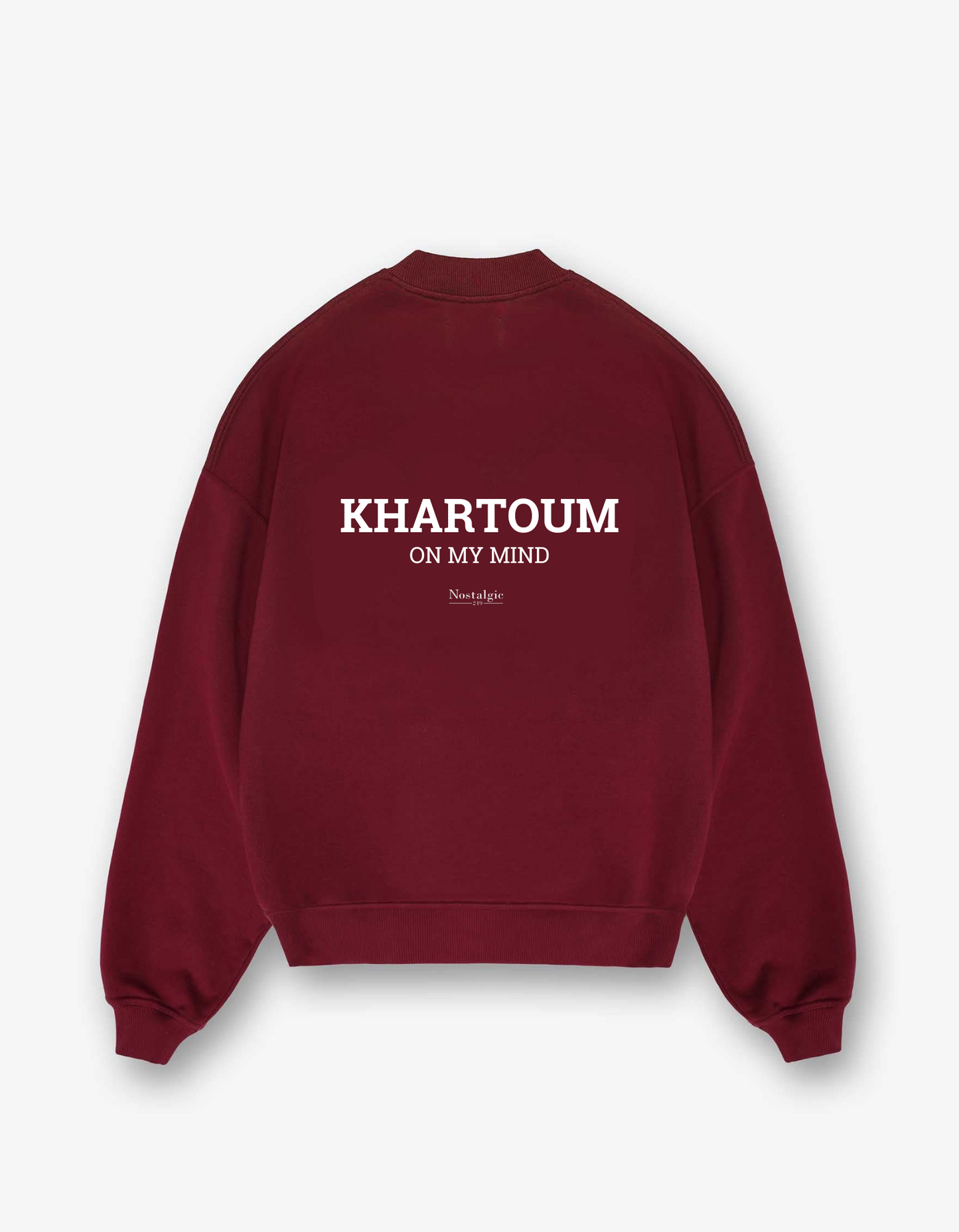 "Khartoum On My Mind" Oversized Crewneck