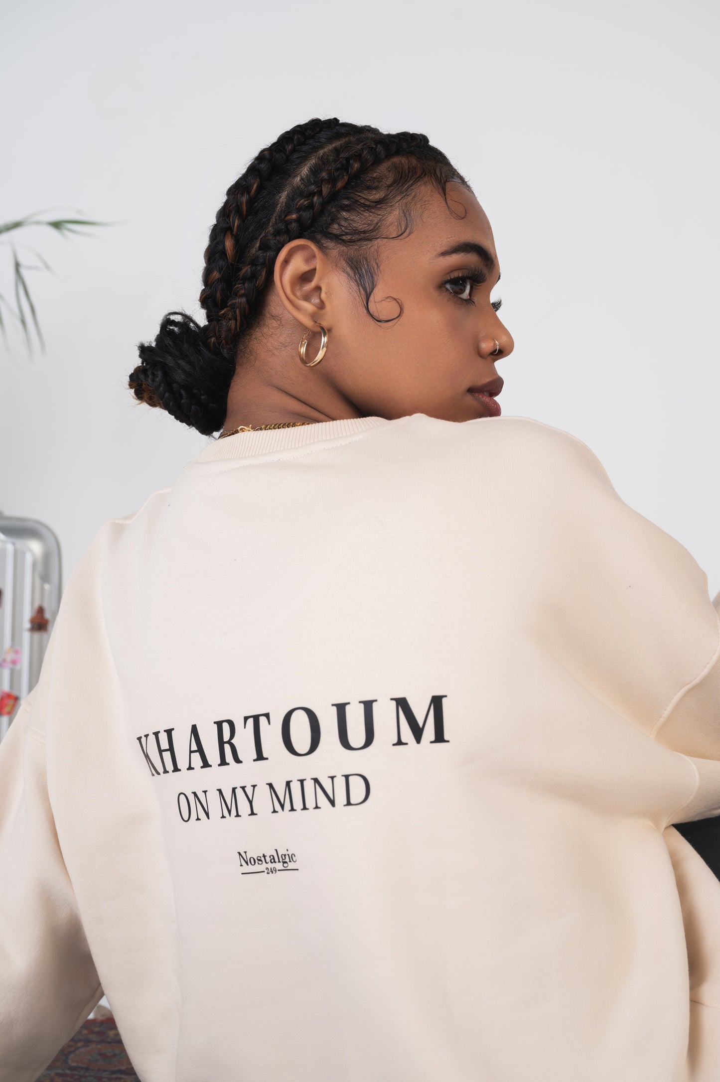 "Khartoum On My Mind" Oversized Crewneck