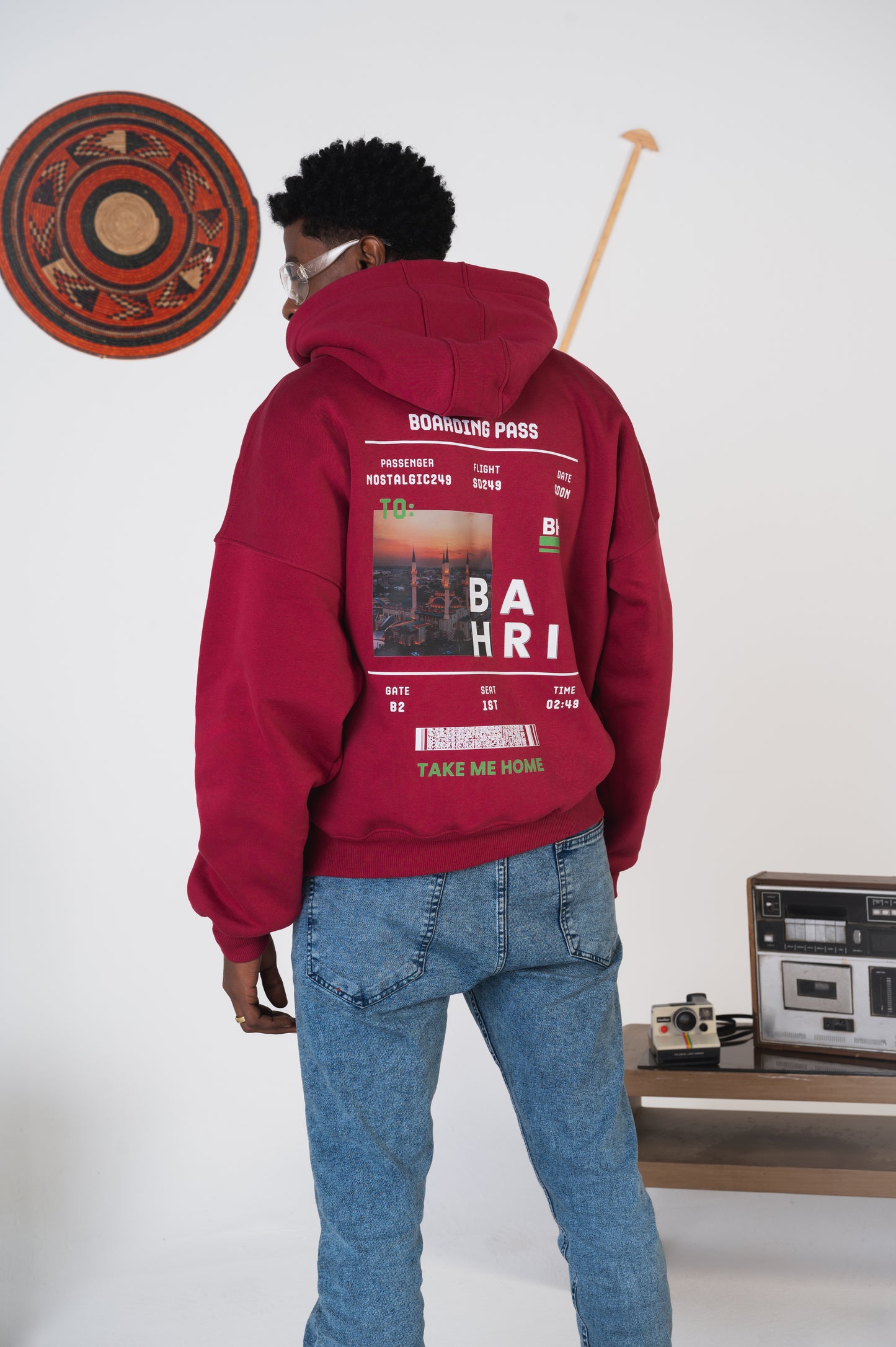 Bahri "TAKE ME HOME " Oversized Hoodie