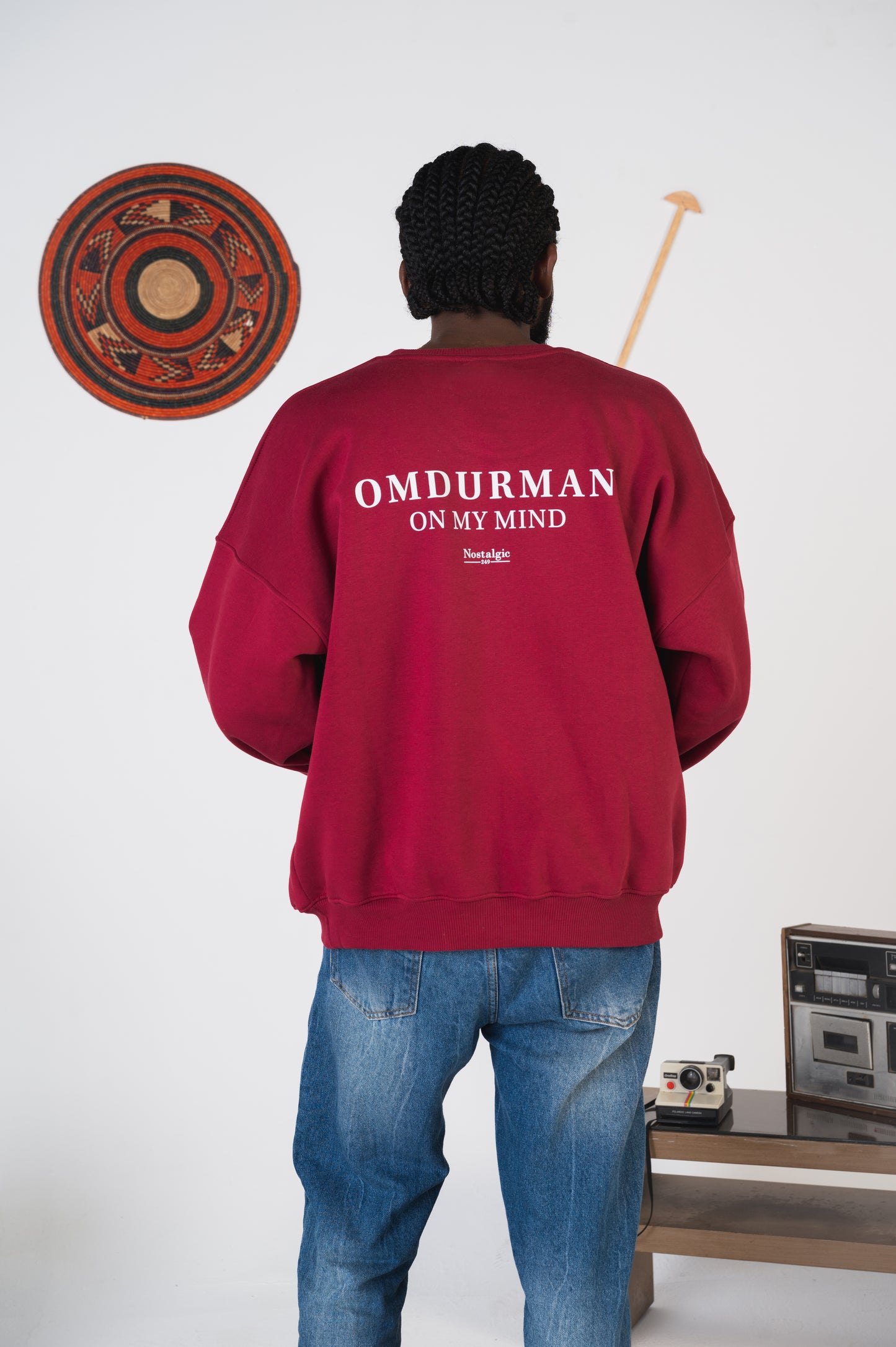 "Omdurman On My Mind" Oversized Crewneck