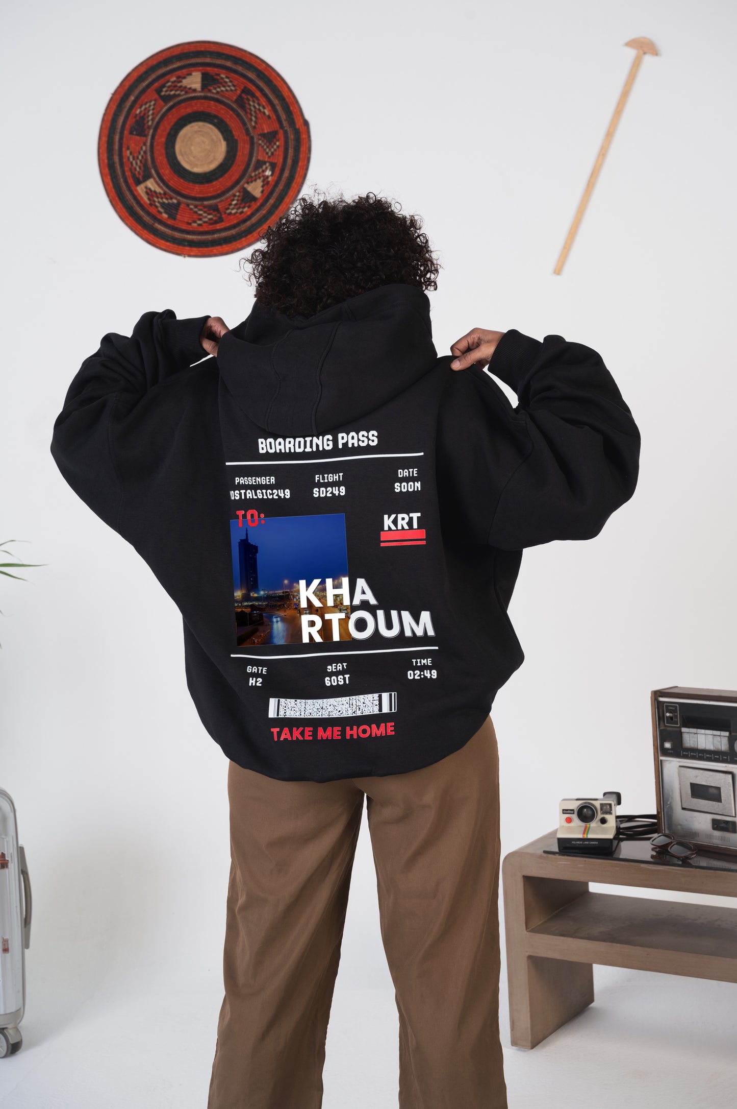 Khartoum "TAKE ME HOME" Oversized Hoodie