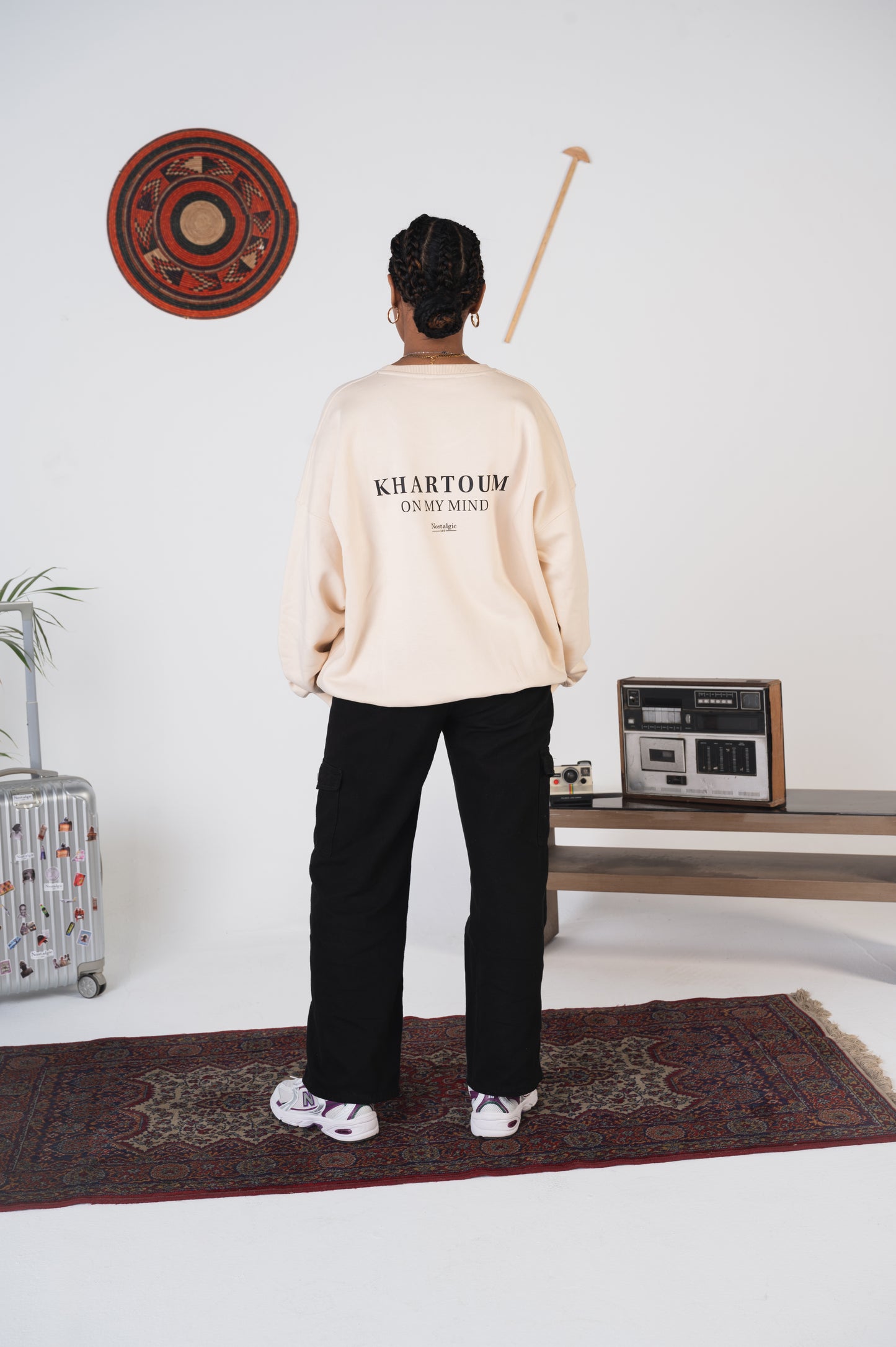 "Khartoum On My Mind" Oversized Crewneck