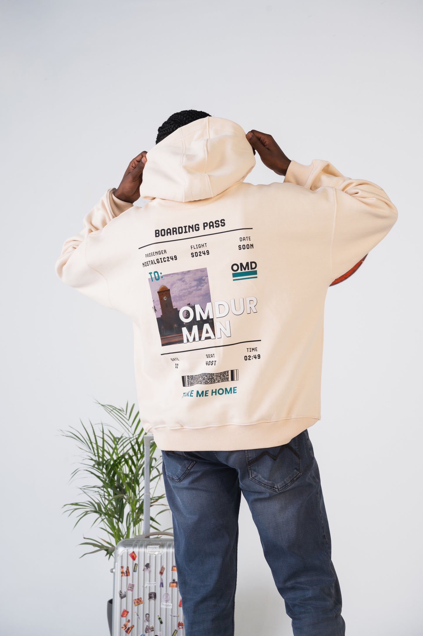 Omdurman "TAKE ME HOME" Oversized Hoodie