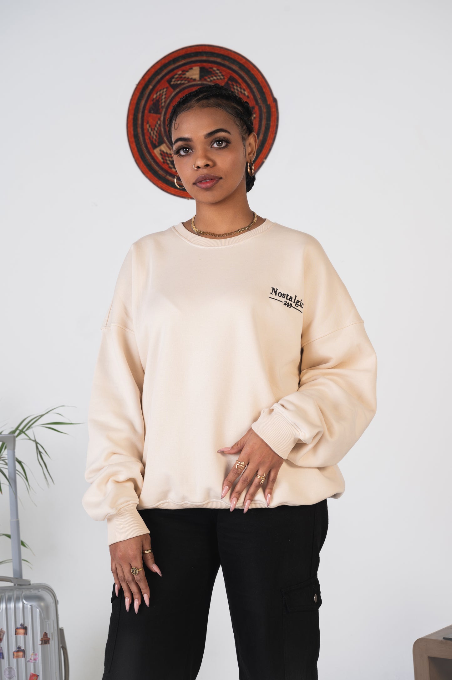 "Khartoum On My Mind" Oversized Crewneck