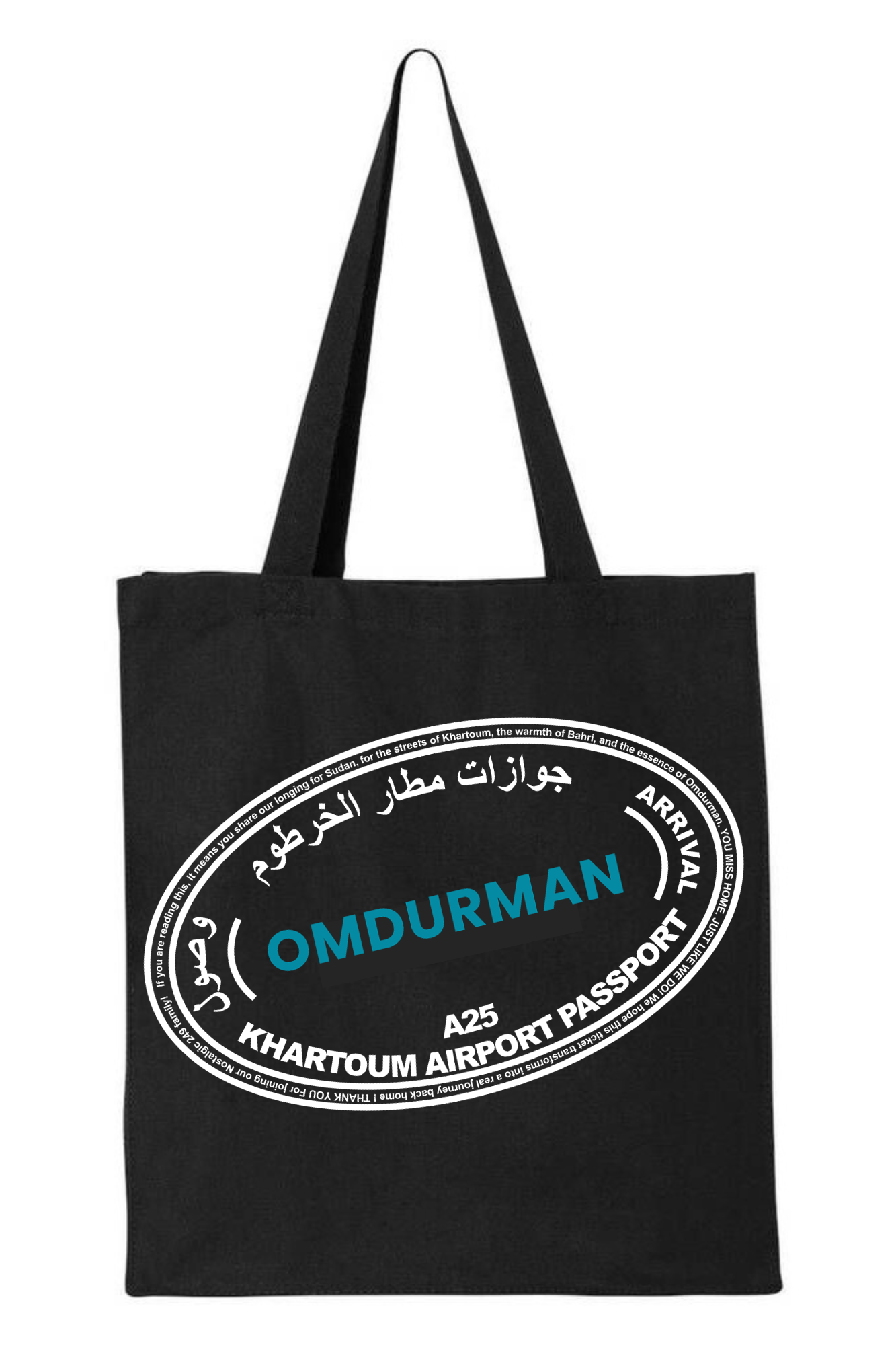 Omdurman "Passport Stamp" Tote Bag