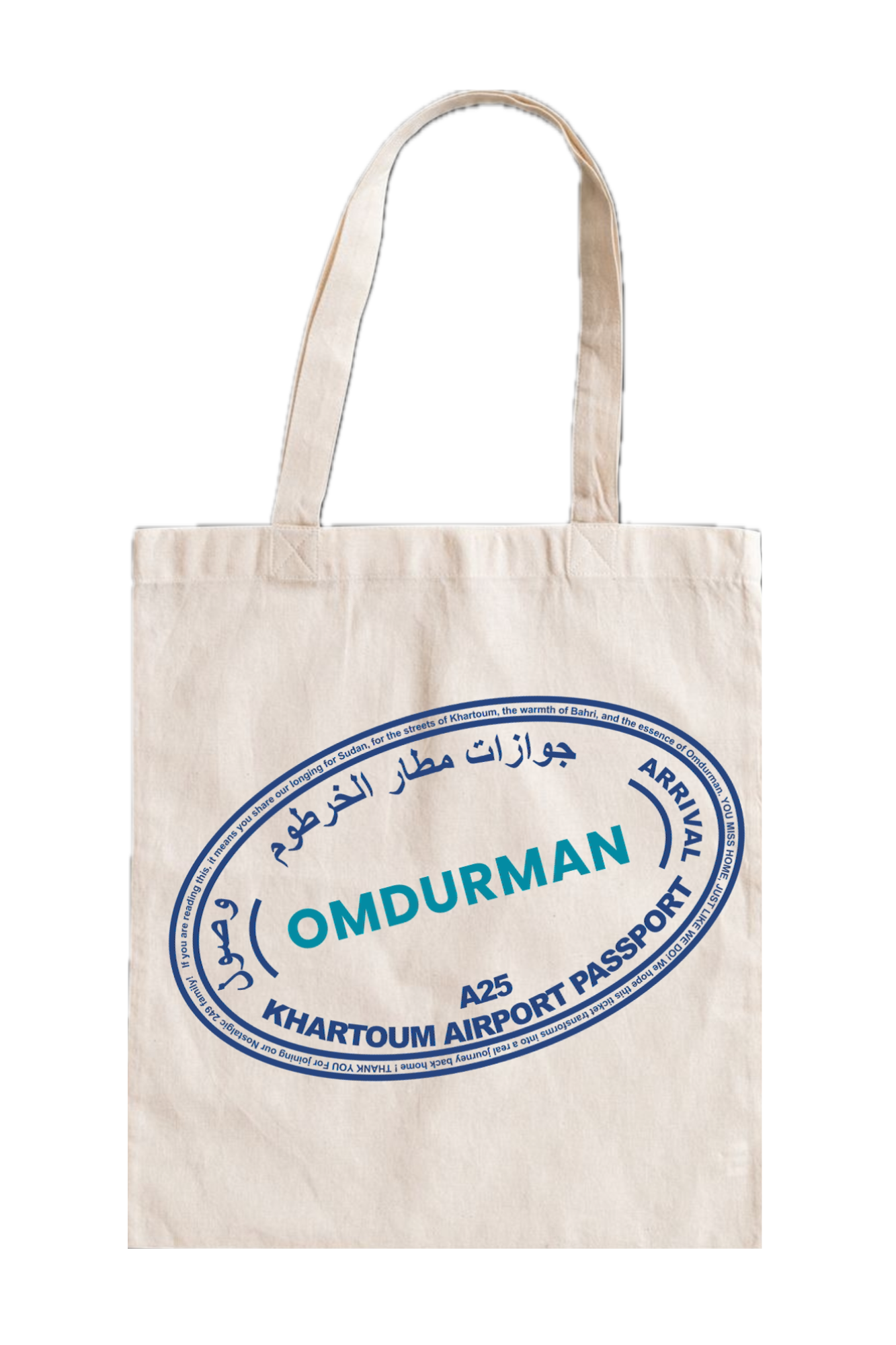 Omdurman "Passport Stamp" Tote Bag