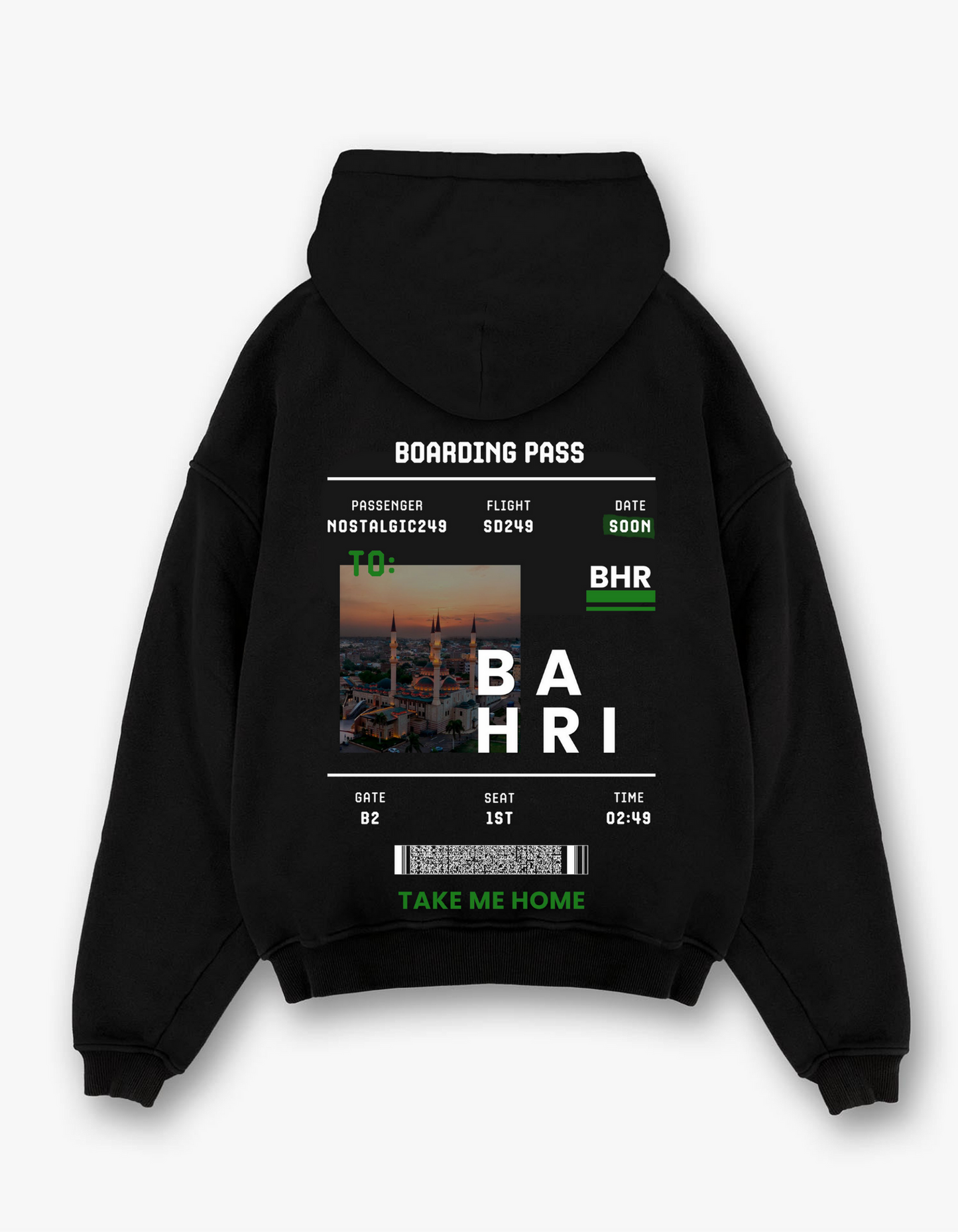 Bahri "TAKE ME HOME " Oversized Hoodie